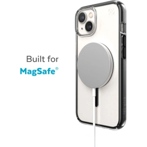 Hurtownia GSM - Etui Speck Presidio Perfect-Clear Impact Geometry MagSafe MICROBAN Apple iPhone 14 Plus / 15 Plus (Čiré / Černé) - SPK396 - {ean13} - Hurt