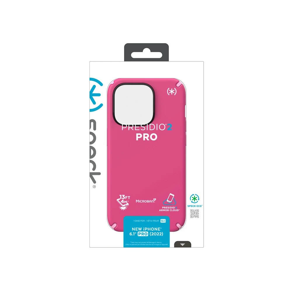 Hurtownia GSM - Etui Speck Presidio2 Pro MICROBAN Apple iPhone 14 Pro (Digitalpink / Blossompink / Bílá) - SPK398 - {ean13} - Hurt