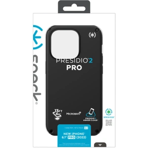 Hurtownia GSM - Etui Speck Presidio2 Pro MICROBAN Apple iPhone 14 Pro (Černá / Černá / Bílá) - SPK401 - {ean13} - Hurt