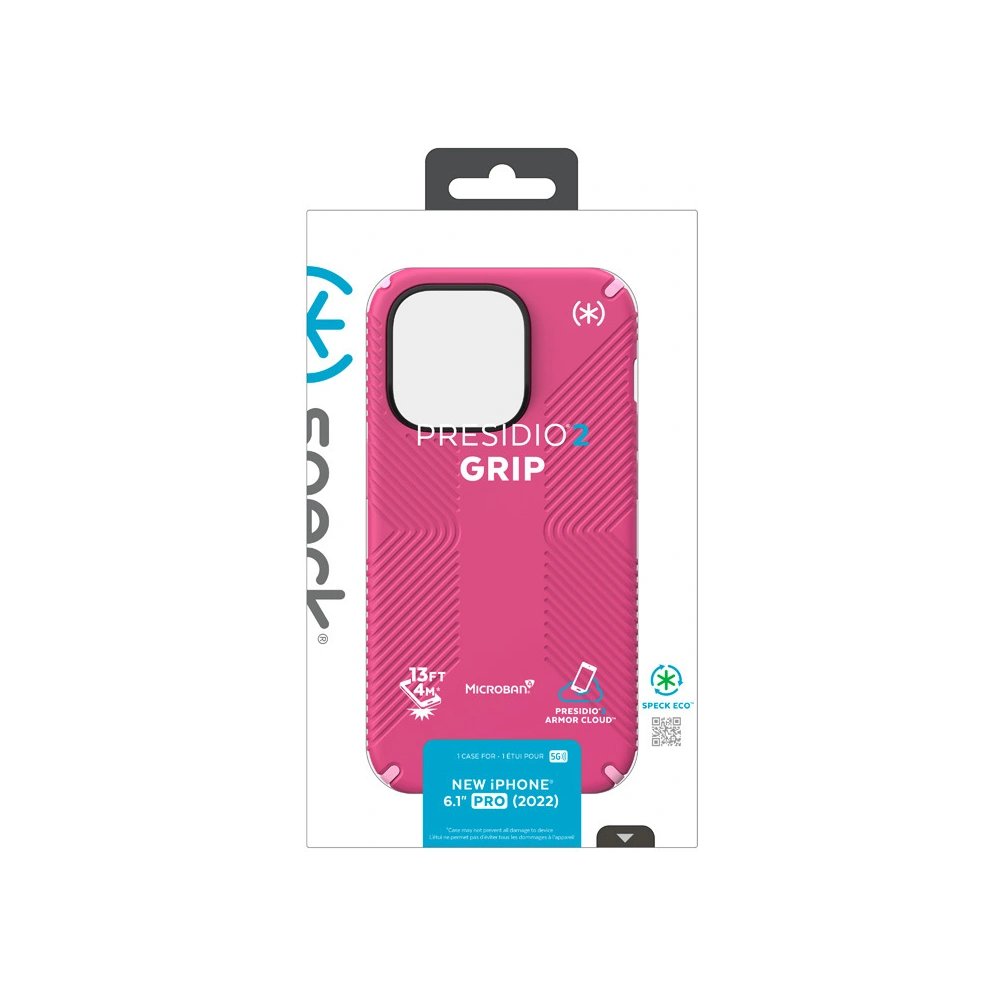 Hurtownia GSM - Case Speck Presidio2 Grip MICROBAN Apple iPhone 14 Pro (Digitalpink / Blossompink / Weiß) - SPK405 - {ean13} - Hurt