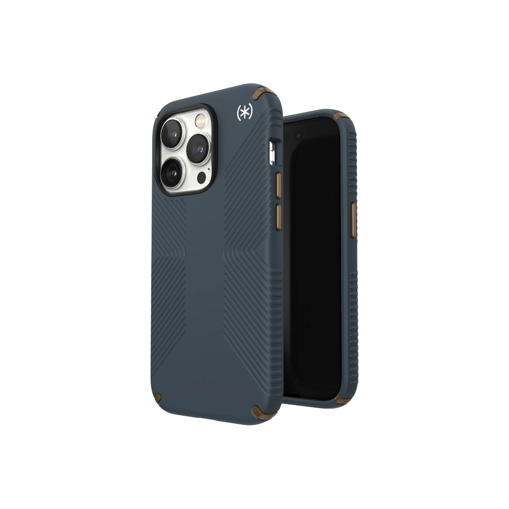 Hurtownia GSM - Case Speck Presidio2 Grip MICROBAN für Apple iPhone 14 Pro (Schwarz / Cool Bronze / Schiefer) - SPK406 - {ean13} - Hurt