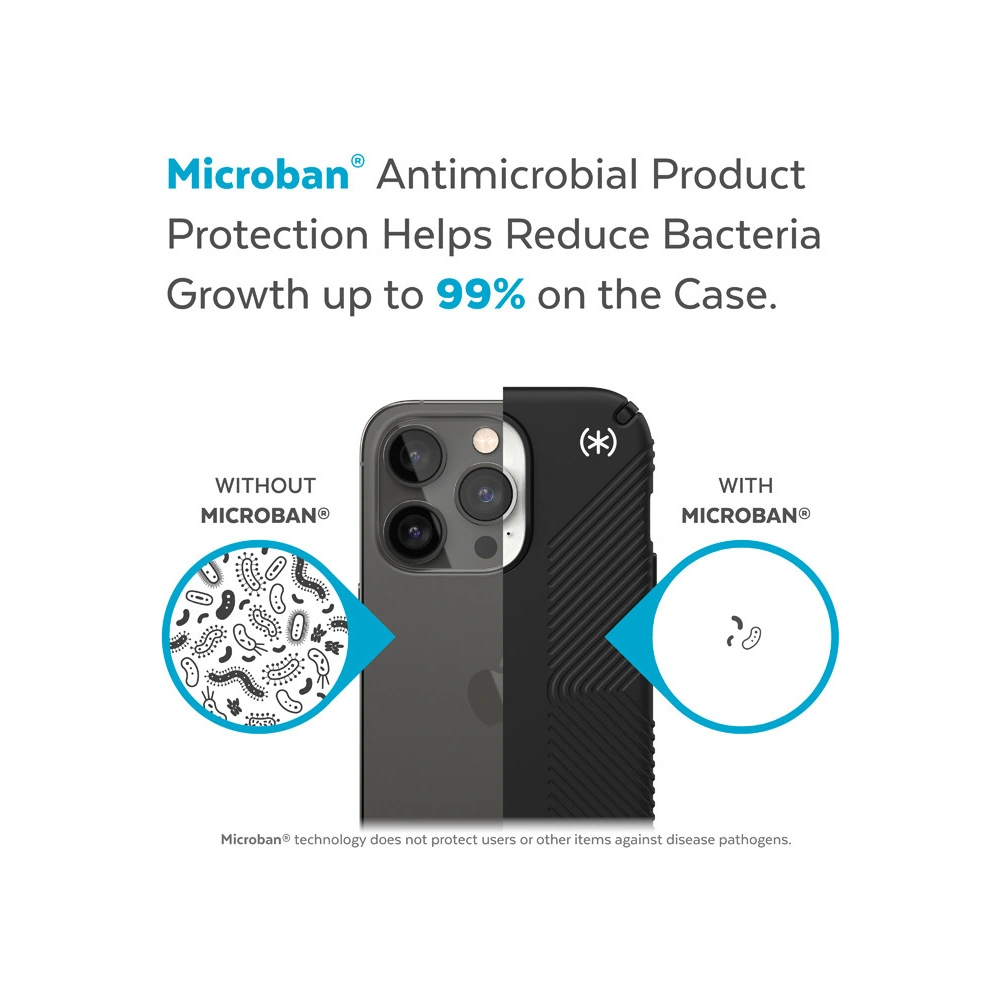Wholesale Speck Presidio2 Grip MICROBAN Apple iPhone 14 Pro (Black / Black / White) - SPK408 - {ean13} - Hurt