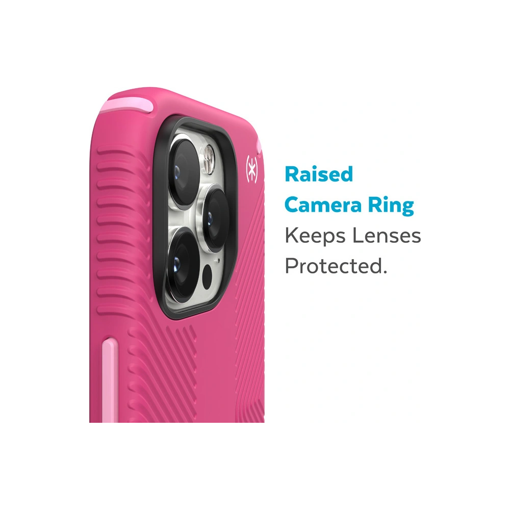 Hurtownia GSM - Etui Speck Presidio2 Grip MagSafe MICROBAN Apple iPhone 14 Pro (Digitalpink / Blossompink / Alb) - SPK409 - {ean13} - Hurt