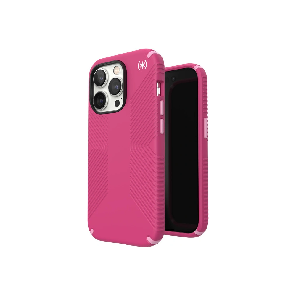 Hurtownia GSM - Etui Speck Presidio2 Grip MagSafe MICROBAN Apple iPhone 14 Pro (Digitalpink / Blossompink / Alb) - SPK409 - {ean13} - Hurt