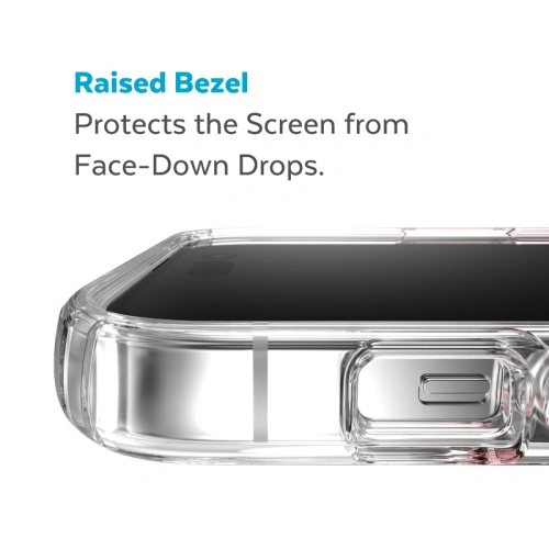 Etui Speck Presidio Perfect-Clear Ombre MICROBAN Apple iPhone 14 Pro (Clear / Vintage Rose Fade)