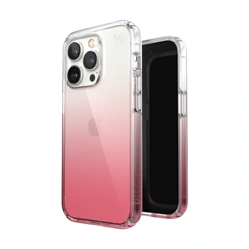 Etui Speck Presidio Perfect-Clear Ombre MICROBAN Apple iPhone 14 Pro (Clear / Vintage Rose Fade)