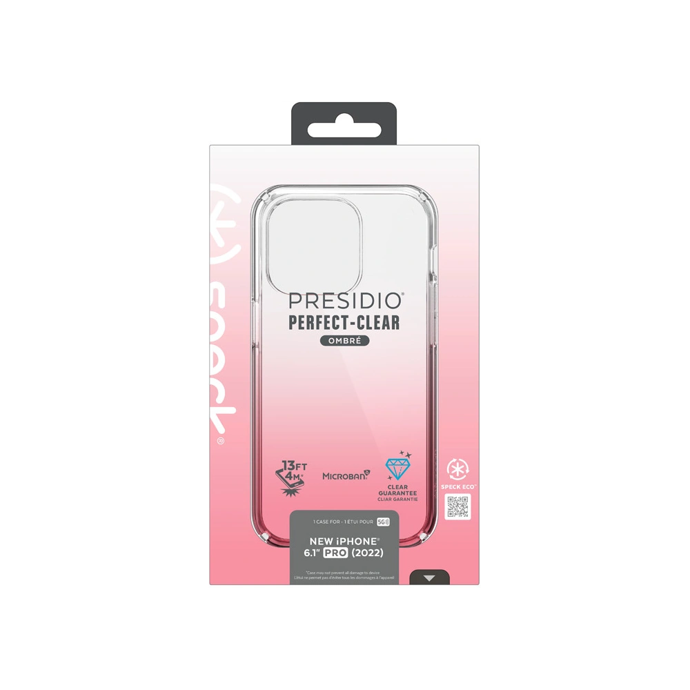 Hurtownia GSM - Case Speck Presidio Perfect-Clear Ombre MICROBAN Apple iPhone 14 Pro (Klar / Vintage Rose Fade) - SPK416 - {ean13} - Hurt