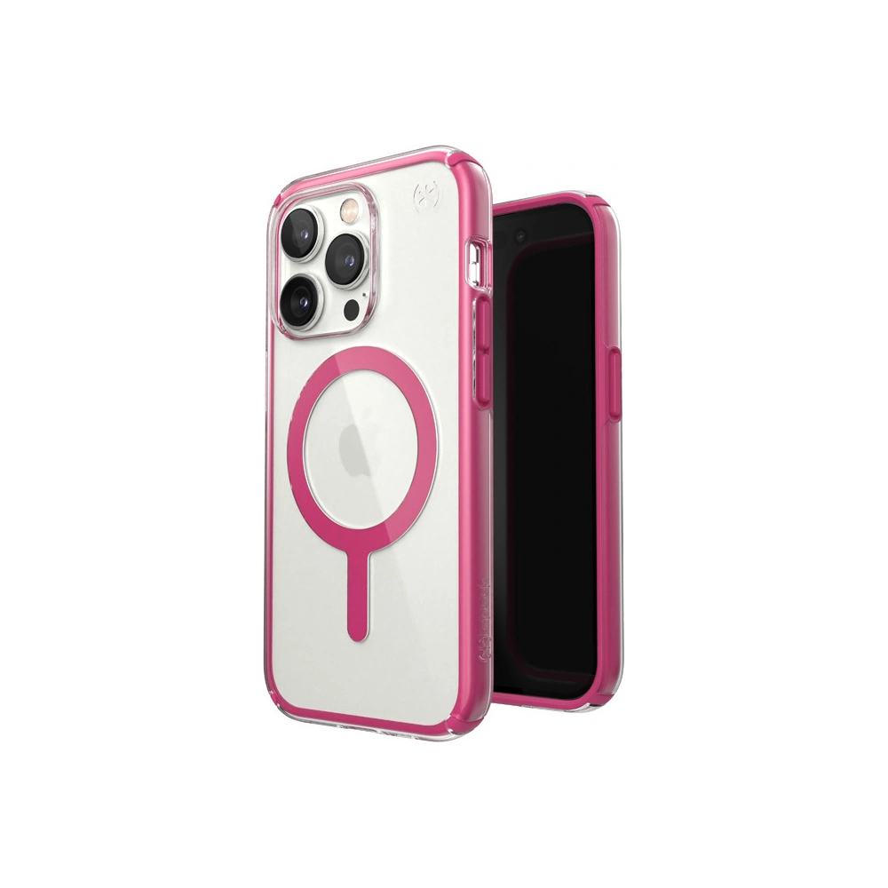 Wholesale Speck Presidio Perfect-Clear Impact Geometry MagSafe MICROBAN Apple iPhone 14 Pro (Clear / Digital Pink) - SPK417 - {ean13} - Hurt
