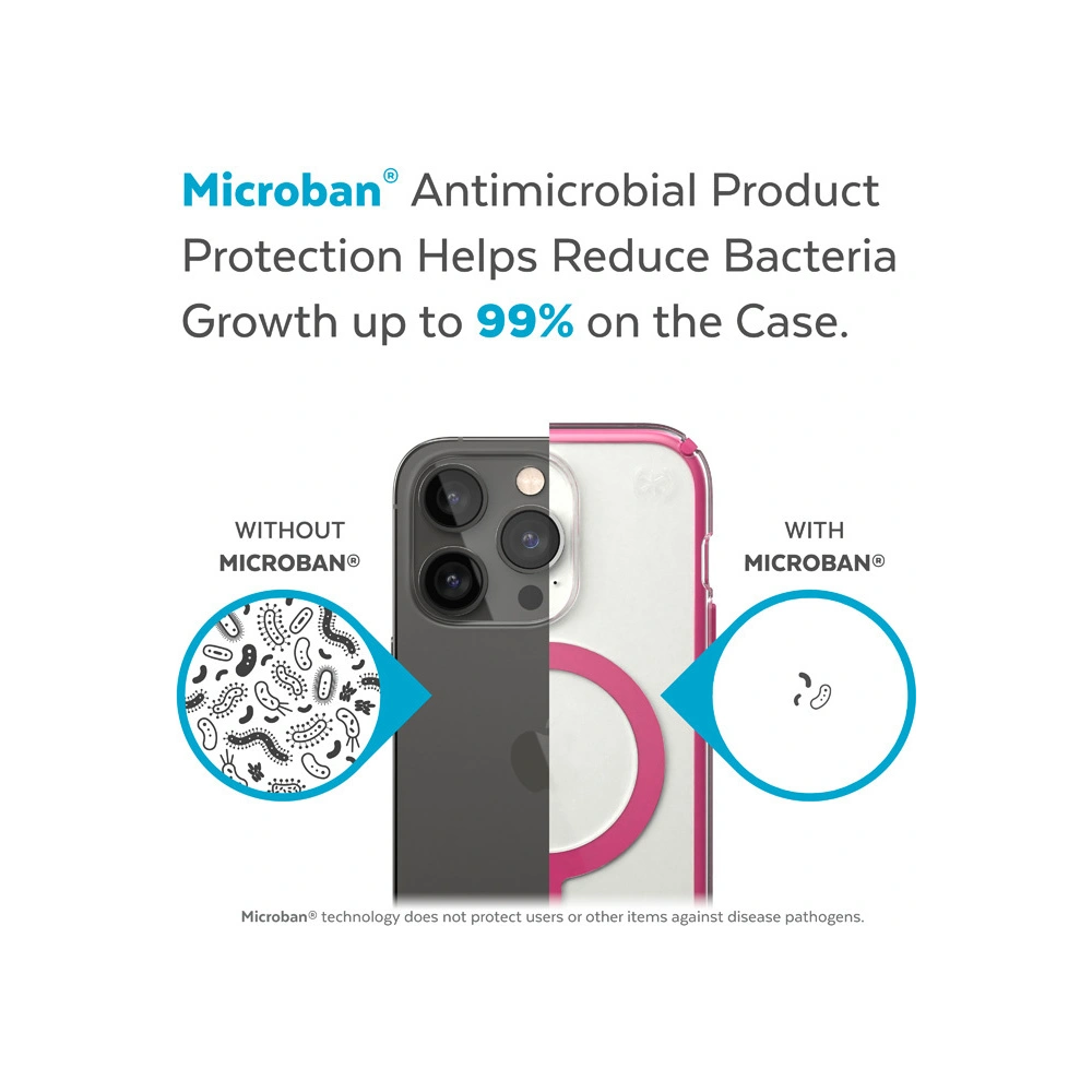 Wholesale Speck Presidio Perfect-Clear Impact Geometry MagSafe MICROBAN Apple iPhone 14 Pro (Clear / Digital Pink) - SPK417 - {ean13} - Hurt