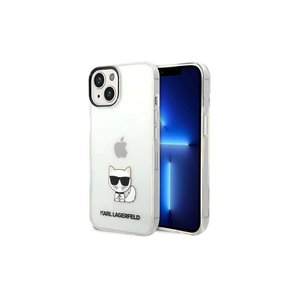 Hurtownia GSM - Etui Karl Lagerfeld KLHCP14MCTTR Apple iPhone 14 Plus / 15 Plus hardcase průhledný/transparent Choupette Body - KLD1036 - {ean13} - Hurt