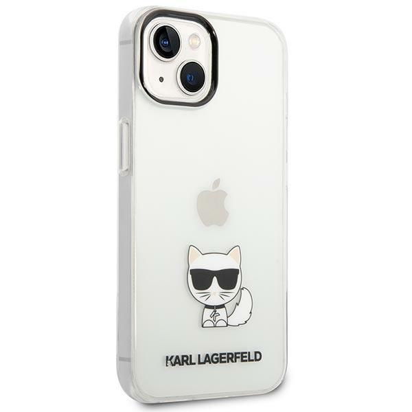 Kryt Karl Lagerfeld KLHCP14MCTTR Apple iPhone 14 Plus / 15 Plus hardcase transparent Choupette Body