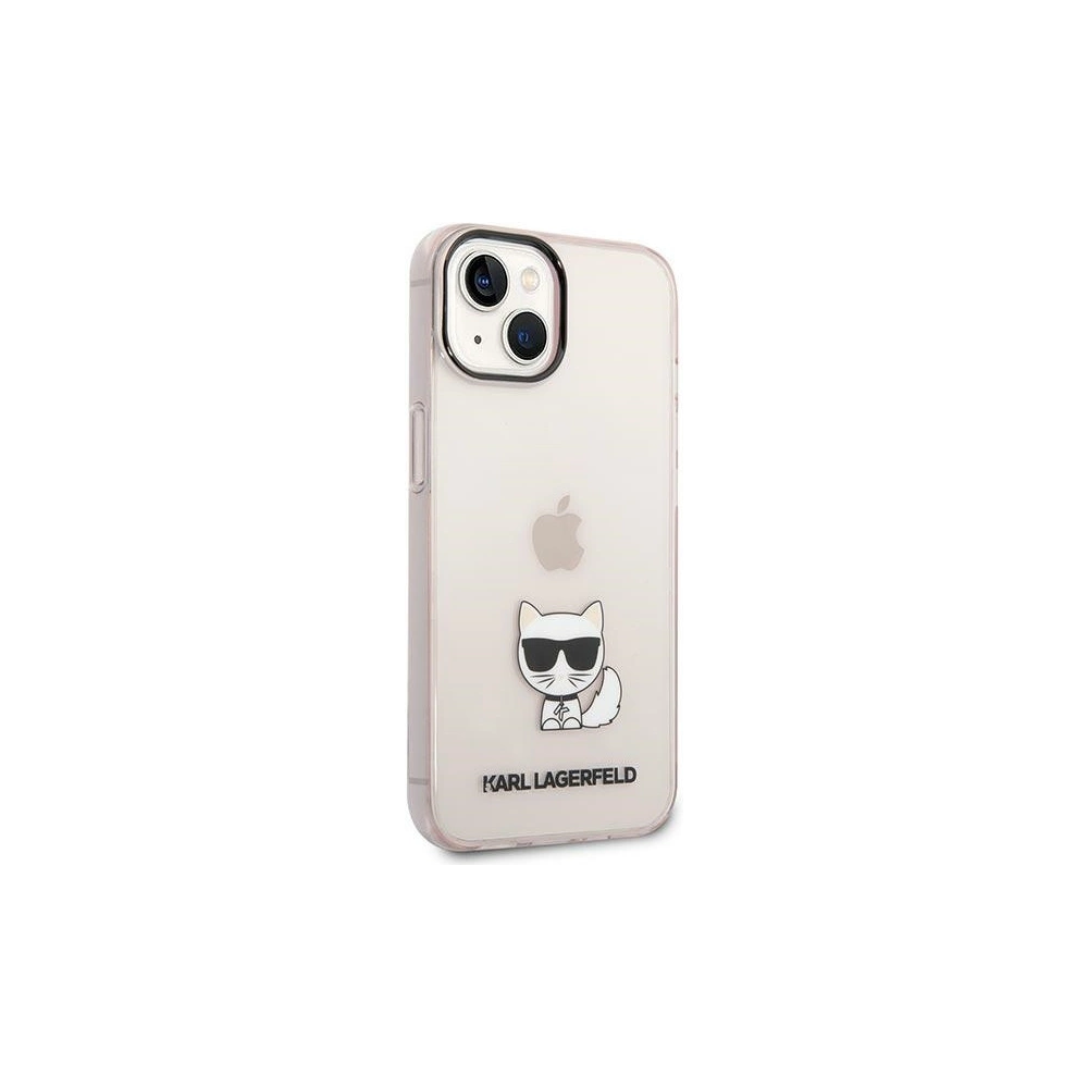 Hurtownia GSM - Case Karl Lagerfeld KLHCP14MCTTRI Apple iPhone 14 Plus / 15 Plus Hardcase rosa/pink Transparent Choupette Body - KLD1037 - {ean13} - Hurt