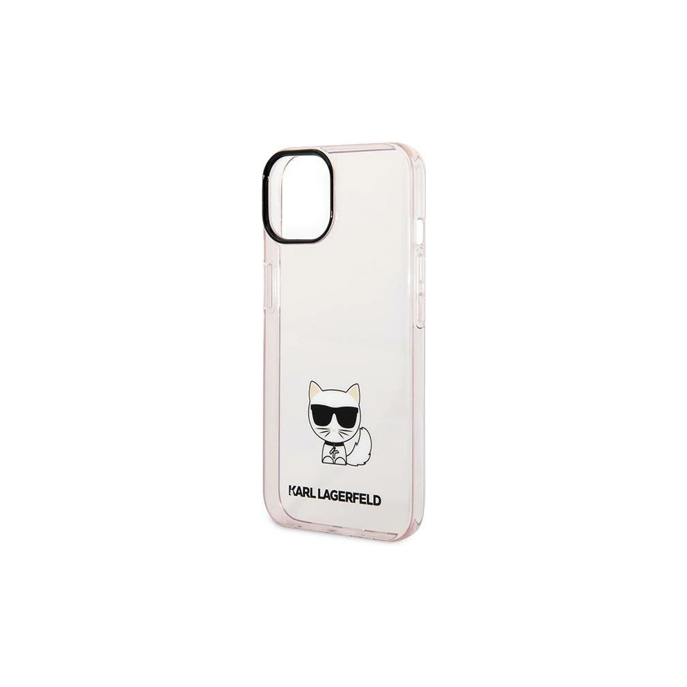 Hurtownia GSM - Case Karl Lagerfeld KLHCP14MCTTRI Apple iPhone 14 Plus / 15 Plus Hardcase rosa/pink Transparent Choupette Body - KLD1037 - {ean13} - Hurt