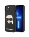Case Karl Lagerfeld KLHCP14MKH3DBK Apple iPhone 14 Plus / 15 Plus schwarz/hardcase 3D Gummi Karls Kopf