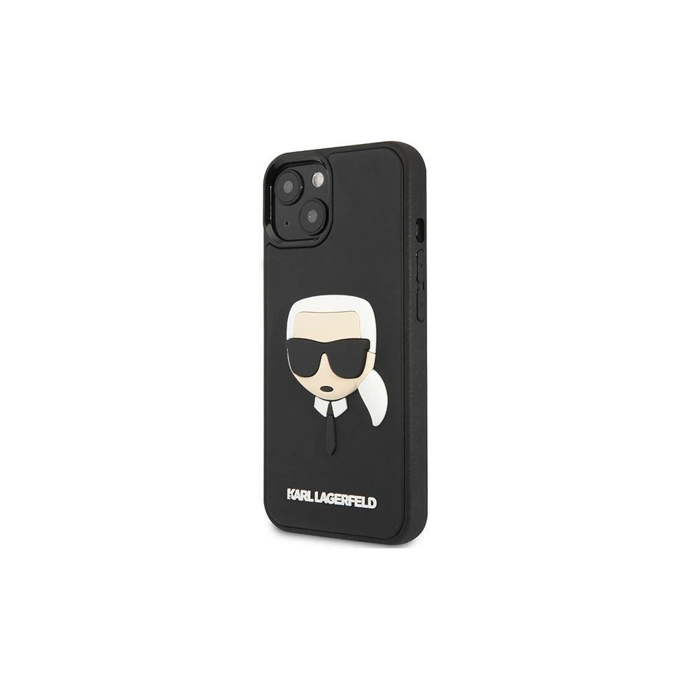 Hurtownia GSM - Etui Karl Lagerfeld KLHCP14MKH3DBK Apple iPhone 14 Plus / 15 Plus černý/black hardcase 3D Rubber Karl`s Head - KLD1038 - {ean13} - Hurt