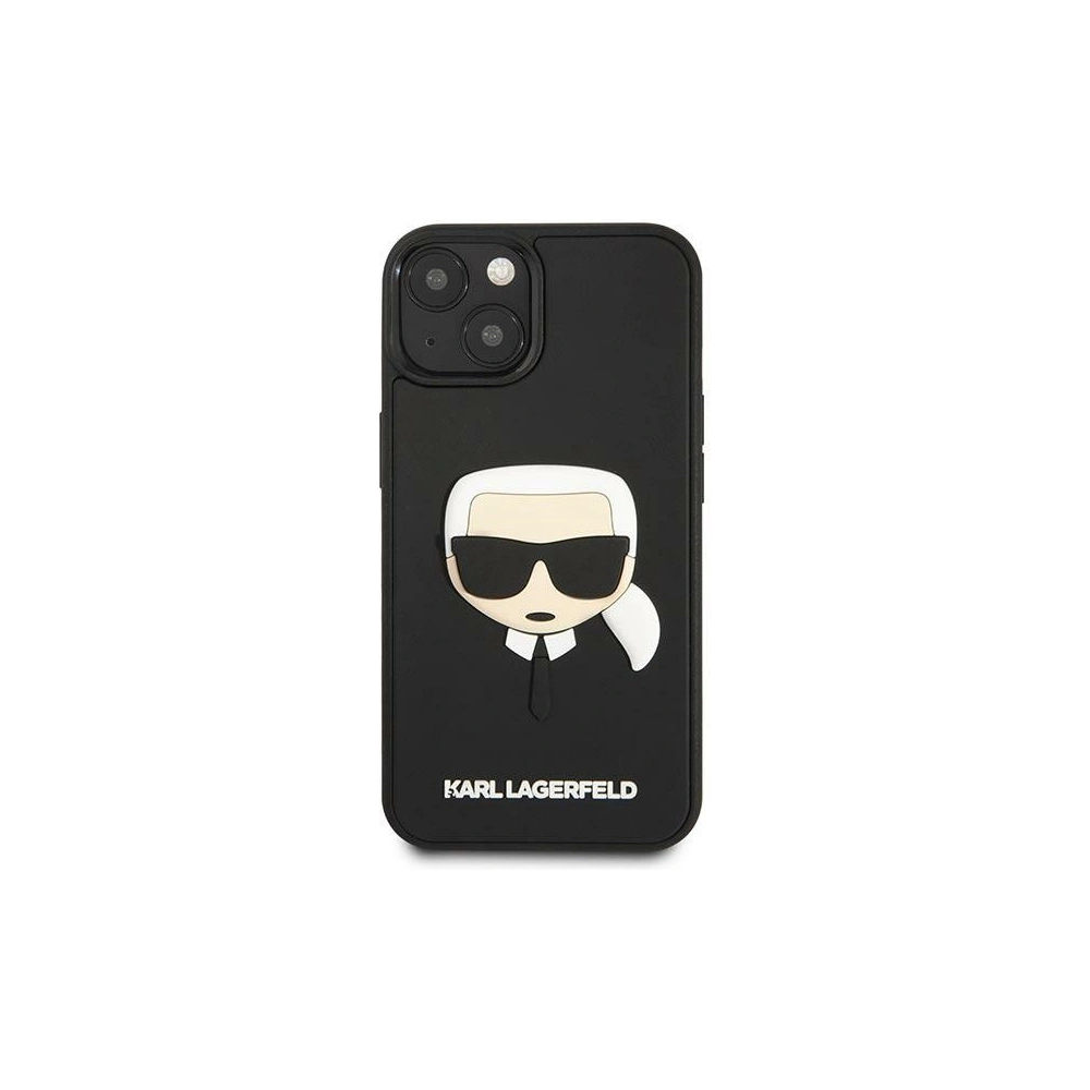 Hurtownia GSM - Case Karl Lagerfeld KLHCP14MKH3DBK Apple iPhone 14 Plus / 15 Plus schwarz/hardcase 3D Gummi Karls Kopf - KLD1038 - {ean13} - Hurt