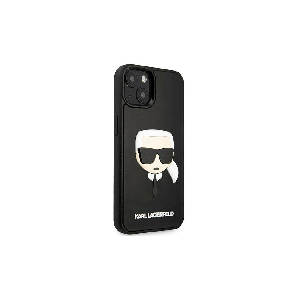 Hurtownia GSM - Etui Karl Lagerfeld KLHCP14MKH3DBK Apple iPhone 14 Plus / 15 Plus černý/black hardcase 3D Rubber Karl`s Head - KLD1038 - {ean13} - Hurt