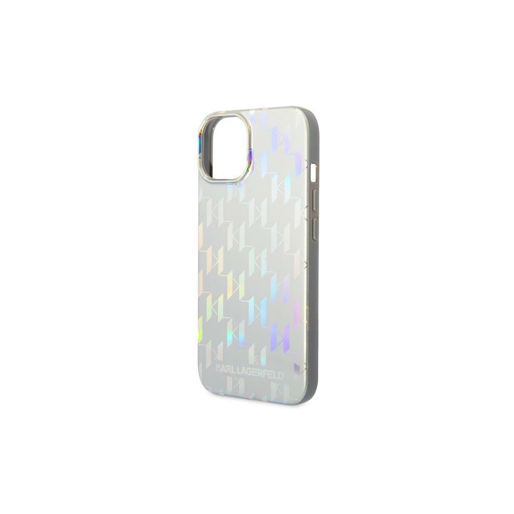 Hurtownia GSM - Case Karl Lagerfeld KLHCP14MLGMMSV3 für Apple iPhone 14 Plus / 15 Plus Hartschale silber Monogram Iridescent - KLD1039 - {ean13} - Hurt