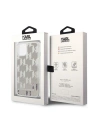 Hurtownia GSM - Case Karl Lagerfeld KLHCP14MLMNMS Apple iPhone 14 Plus / 15 Plus Hardcase silber/silver Liquid Glitter Monogram - KLD1040 - {ean13} - Hurt