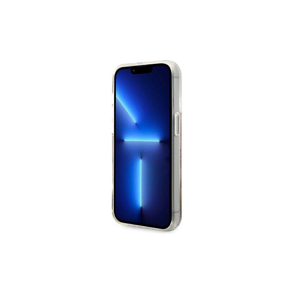 Hurtownia GSM - Case Guess GUHCP14LLFLSD Apple iPhone 14 Pro gold/hartschale Paisley Flüssigglitzer - GUE1975 - {ean13} - Hurt