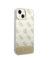 Hurtownia GSM - Etui Guess GUHCP14MHG4MHG Apple iPhone 14 Plus / 15 Plus złoty/gold hardcase 4G Pattern Script - GUE1984 - {ean13} - Hurt