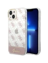Etui Guess GUHCP14MHG4MHP Apple iPhone 14 Plus / 15 Plus różowy/pink hardcase 4G Pattern Script