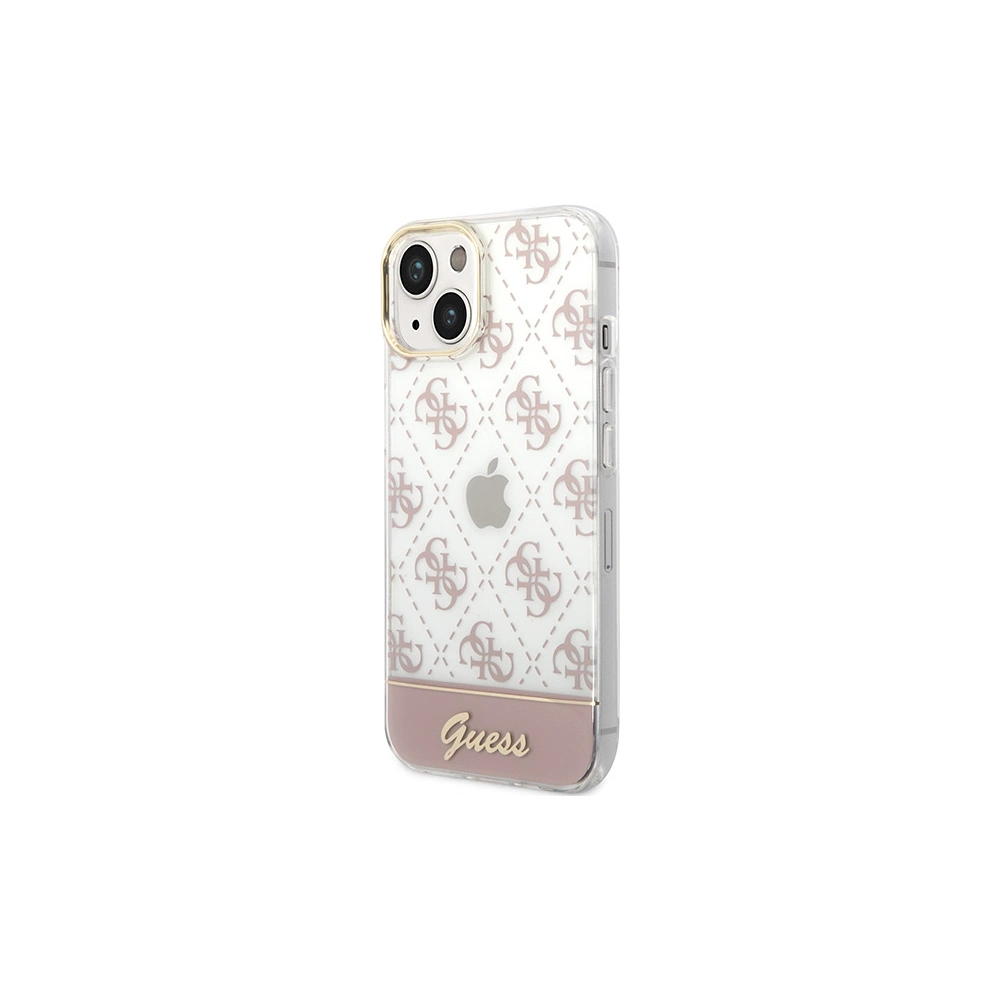 Hurtownia GSM - Etui Guess GUHCP14MHG4MHP Apple iPhone 14 Plus / 15 Plus rózsaszín/pink hardcase 4G Pattern Script - GUE1985 - {ean13} - Hurt