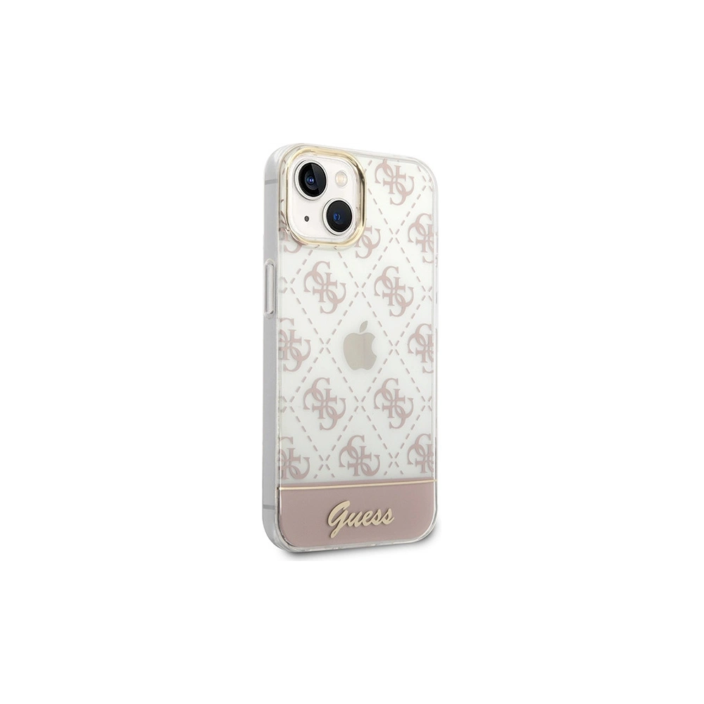 Hurtownia GSM - Etui Guess GUHCP14MHG4MHP Apple iPhone 14 Plus / 15 Plus rózsaszín/pink hardcase 4G Pattern Script - GUE1985 - {ean13} - Hurt