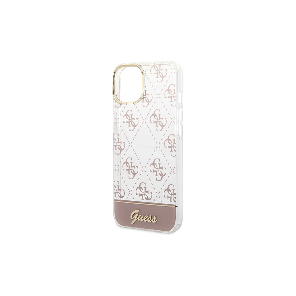 Hurtownia GSM - Etui Guess GUHCP14MHG4MHP Apple iPhone 14 Plus / 15 Plus rózsaszín/pink hardcase 4G Pattern Script - GUE1985 - {ean13} - Hurt