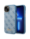 Case Guess GUHCP14MHG4SHB Apple iPhone 14 Plus / 15 Plus blau/hard case 4G Vintage Gold Logo