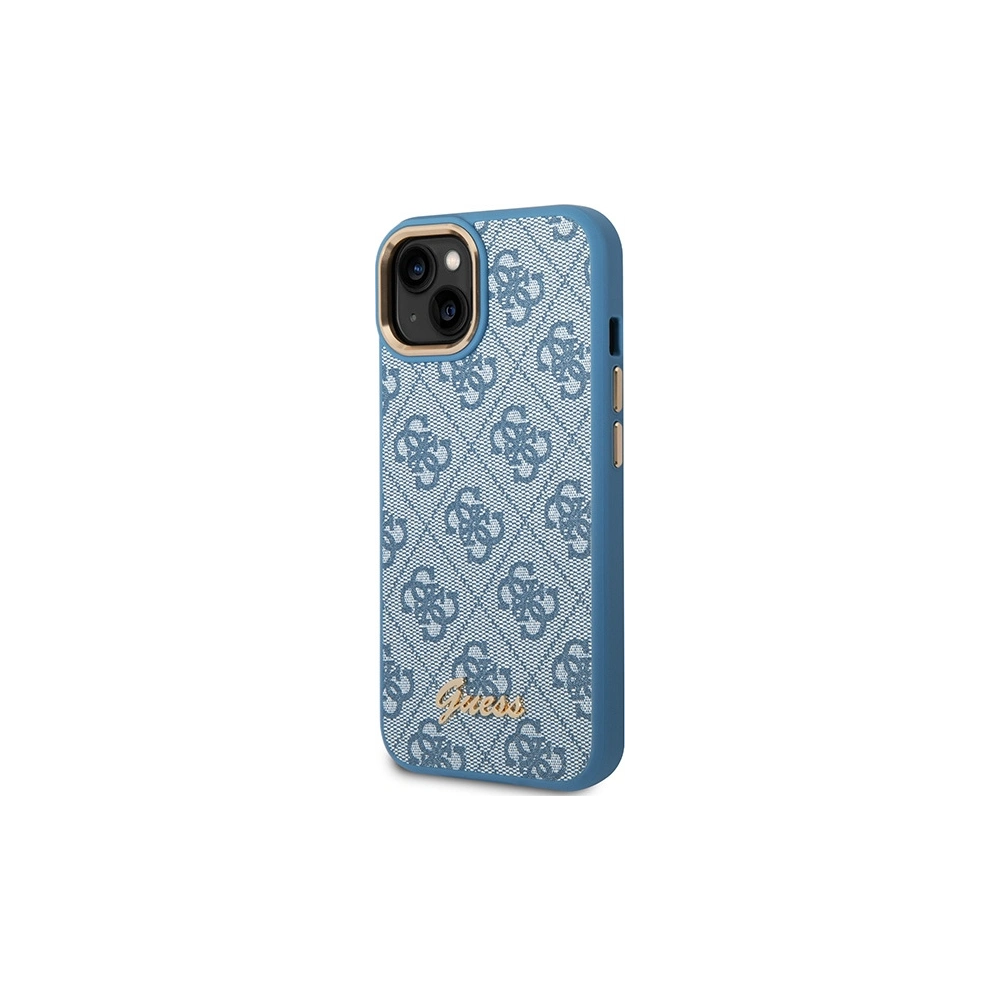 Hurtownia GSM - Etui Guess GUHCP14MHG4SHB Apple iPhone 14 Plus / 15 Plus niebieski/blue hard case 4G Vintage Gold Logo - GUE1986 - {ean13} - Hurt