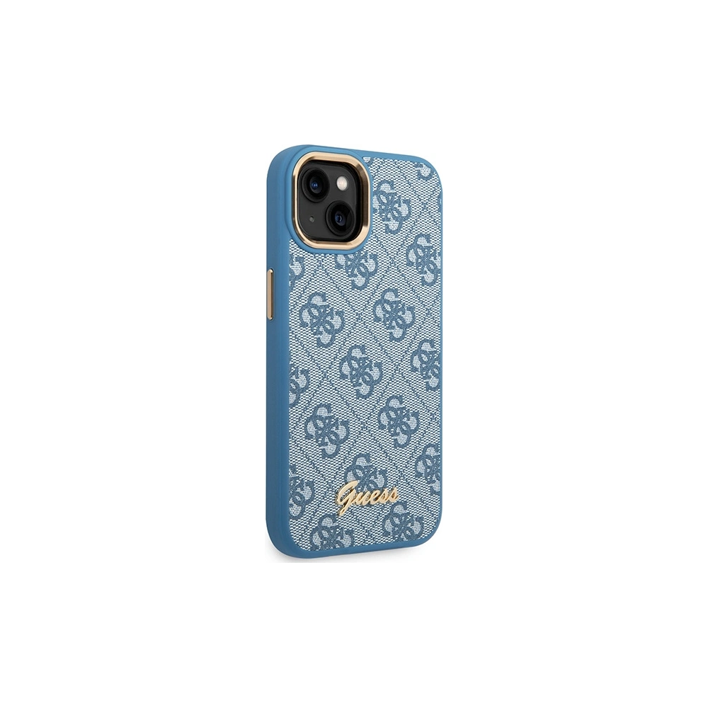 Hurtownia GSM - Etui Guess GUHCP14MHG4SHB Apple iPhone 14 Plus / 15 Plus niebieski/blue hard case 4G Vintage Gold Logo - GUE1986 - {ean13} - Hurt