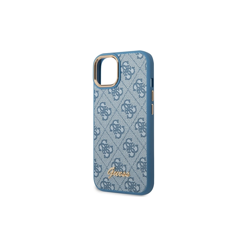 Hurtownia GSM - Etui Guess GUHCP14MHG4SHB Apple iPhone 14 Plus / 15 Plus niebieski/blue hard case 4G Vintage Gold Logo - GUE1986 - {ean13} - Hurt