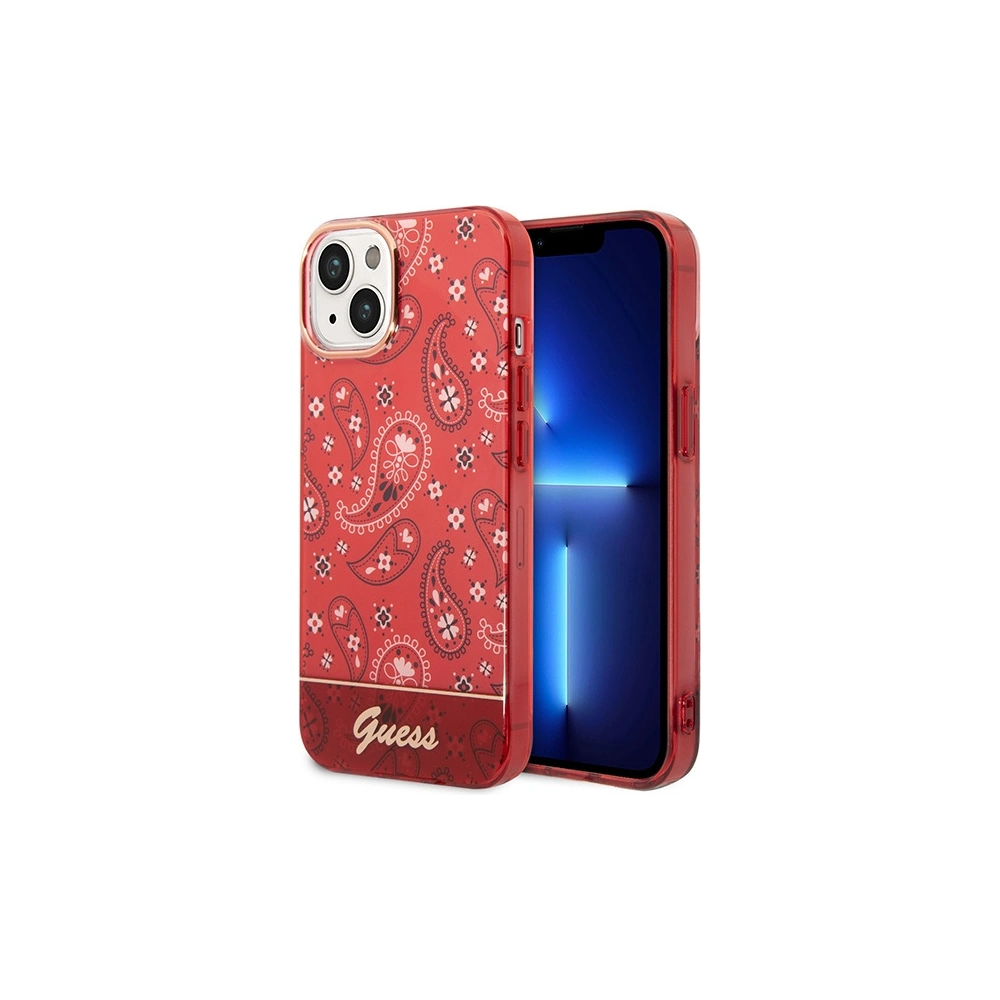 Hurtownia GSM - Etui Guess GUHCP14MHGBNHR Apple iPhone 14 Plus / 15 Plus piros/red hardcase Bandana Paisley - GUE1987 - {ean13} - Hurt