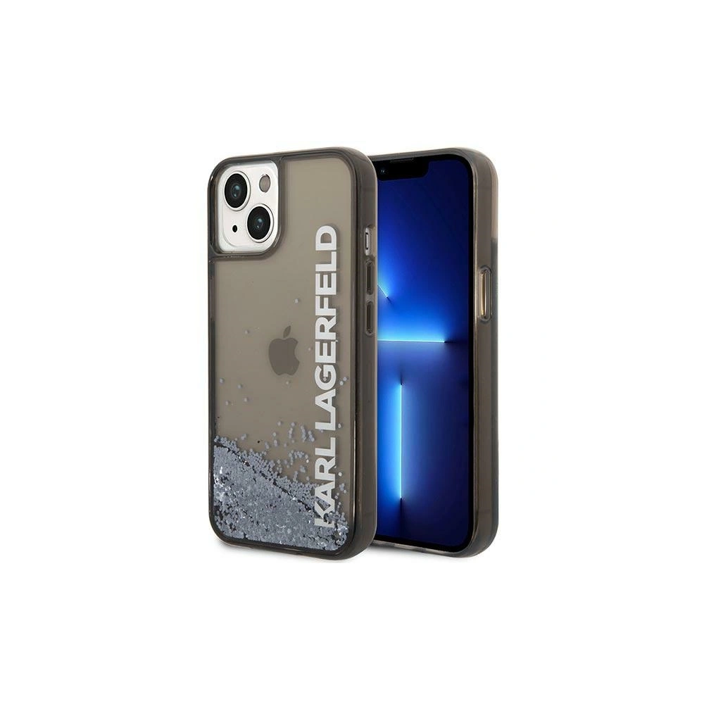 Hurtownia GSM - Case Karl Lagerfeld KLHCP14SLCKVK Apple iPhone 14 schwarz/black hardcase Liquid Glitter Elong - KLD1051 - {ean13} - Hurt