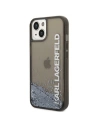 Hurtownia GSM - Case Karl Lagerfeld KLHCP14SLCKVK Apple iPhone 14 schwarz/black hardcase Liquid Glitter Elong - KLD1051 - {ean13} - Hurt