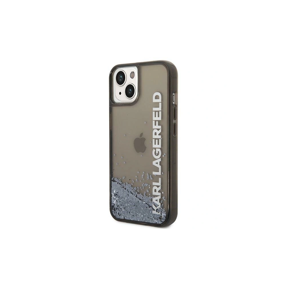 Hurtownia GSM - Case Karl Lagerfeld KLHCP14SLCKVK Apple iPhone 14 schwarz/black hardcase Liquid Glitter Elong - KLD1051 - {ean13} - Hurt