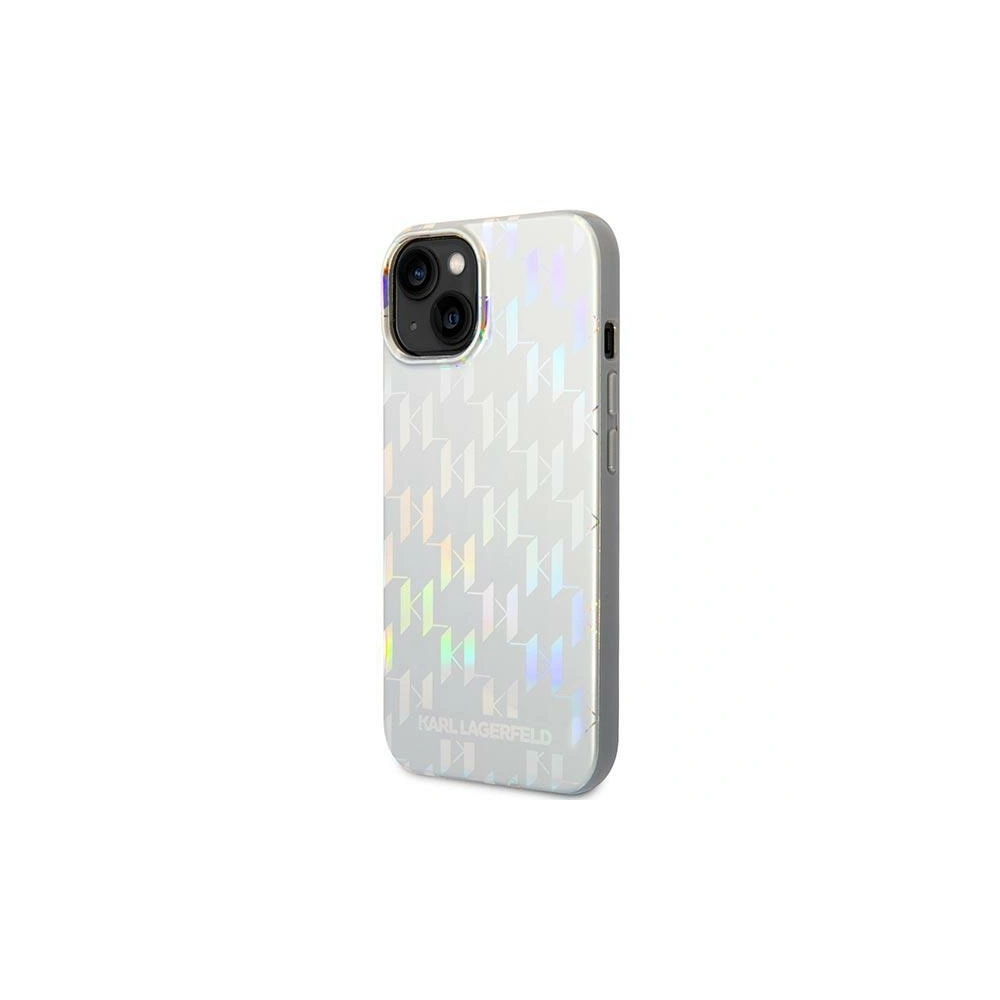 Hurtownia GSM - Case Karl Lagerfeld KLHCP14SLGMMSV3 für Apple iPhone 14 Hardcase silber/silver Monogram Iridescent - KLD1052 - {ean13} - Hurt