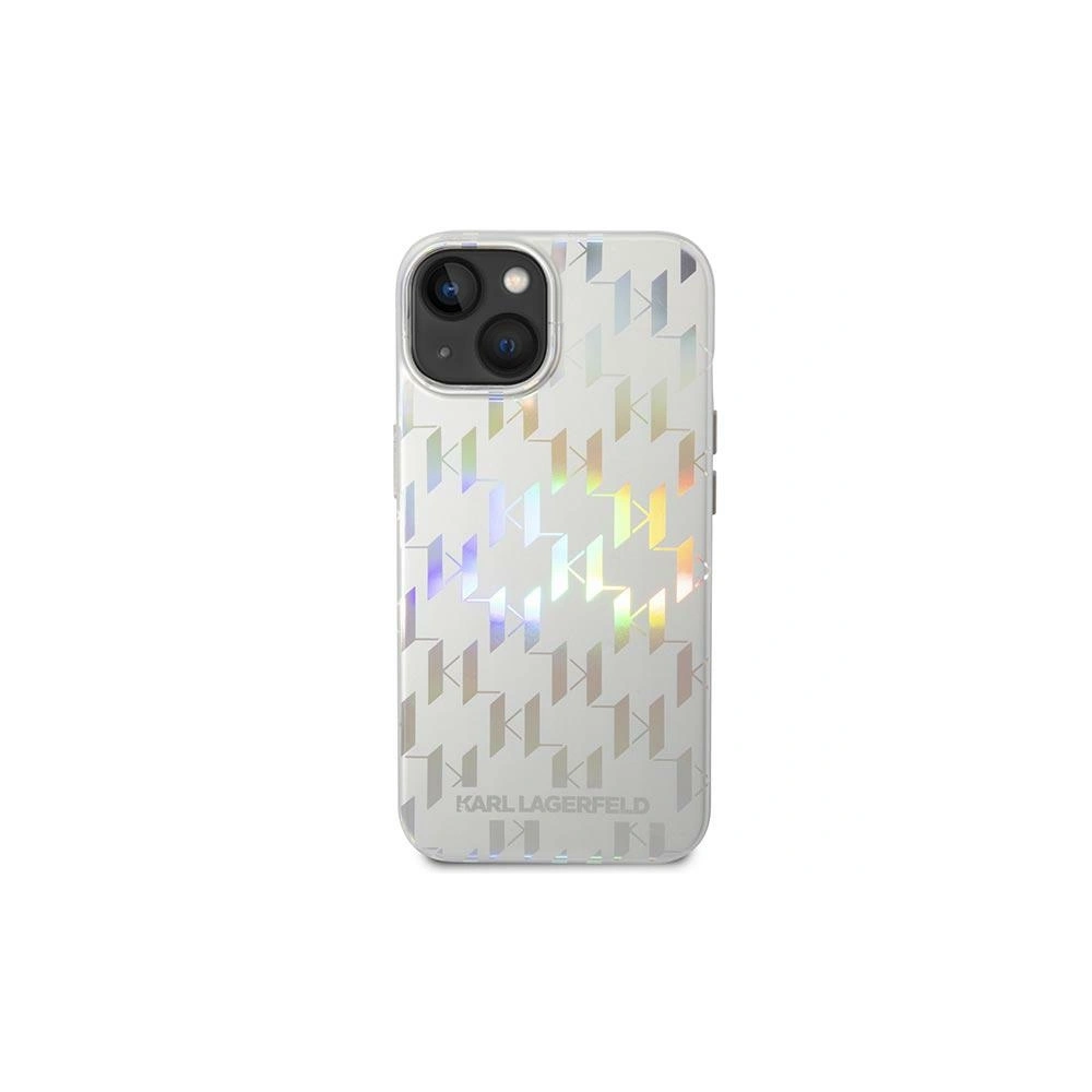 Hurtownia GSM - Case Karl Lagerfeld KLHCP14SLGMMSV3 für Apple iPhone 14 Hardcase silber/silver Monogram Iridescent - KLD1052 - {ean13} - Hurt