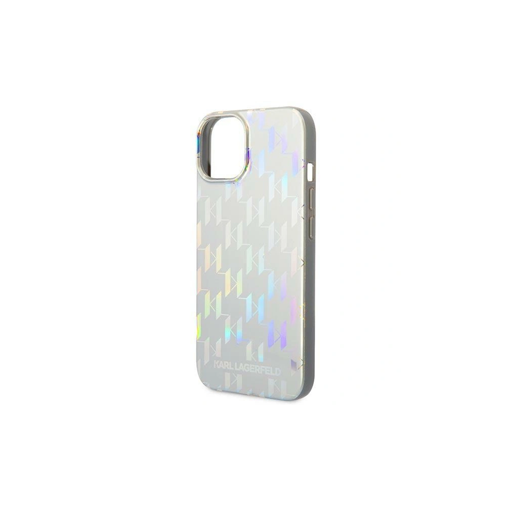 Hurtownia GSM - Etui Karl Lagerfeld KLHCP14SLGMMSV3 Apple iPhone 14 keménytok ezüst/silver Monogram Iridescent - KLD1052 - {ean13} - Hurt