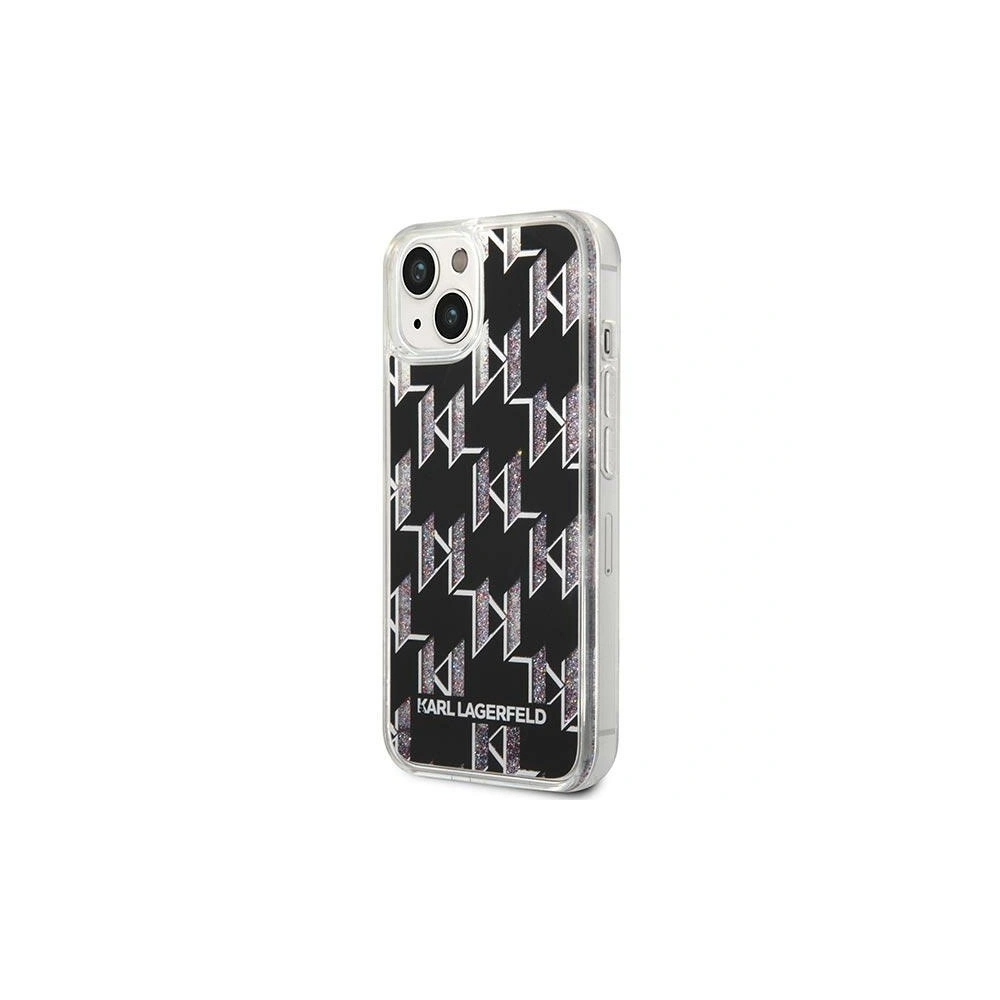 Hurtownia GSM - Etui Karl Lagerfeld KLHCP14SLMNMK Apple iPhone 14 hardcase czarny/black Liquid Glitter Monogram - KLD1053 - {ean13} - Hurt