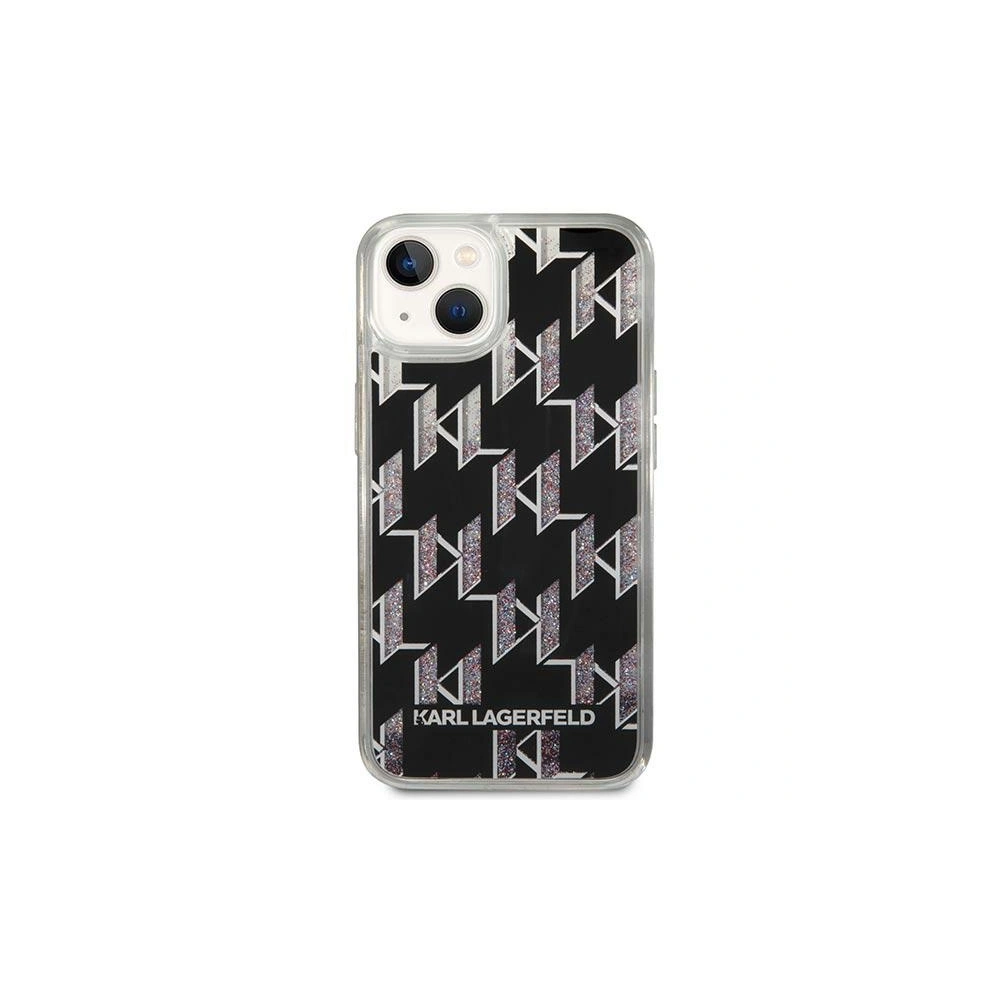 Hurtownia GSM - Etui Karl Lagerfeld KLHCP14SLMNMK Apple iPhone 14 hardcase fekete/black Liquid Glitter Monogram - KLD1053 - {ean13} - Hurt