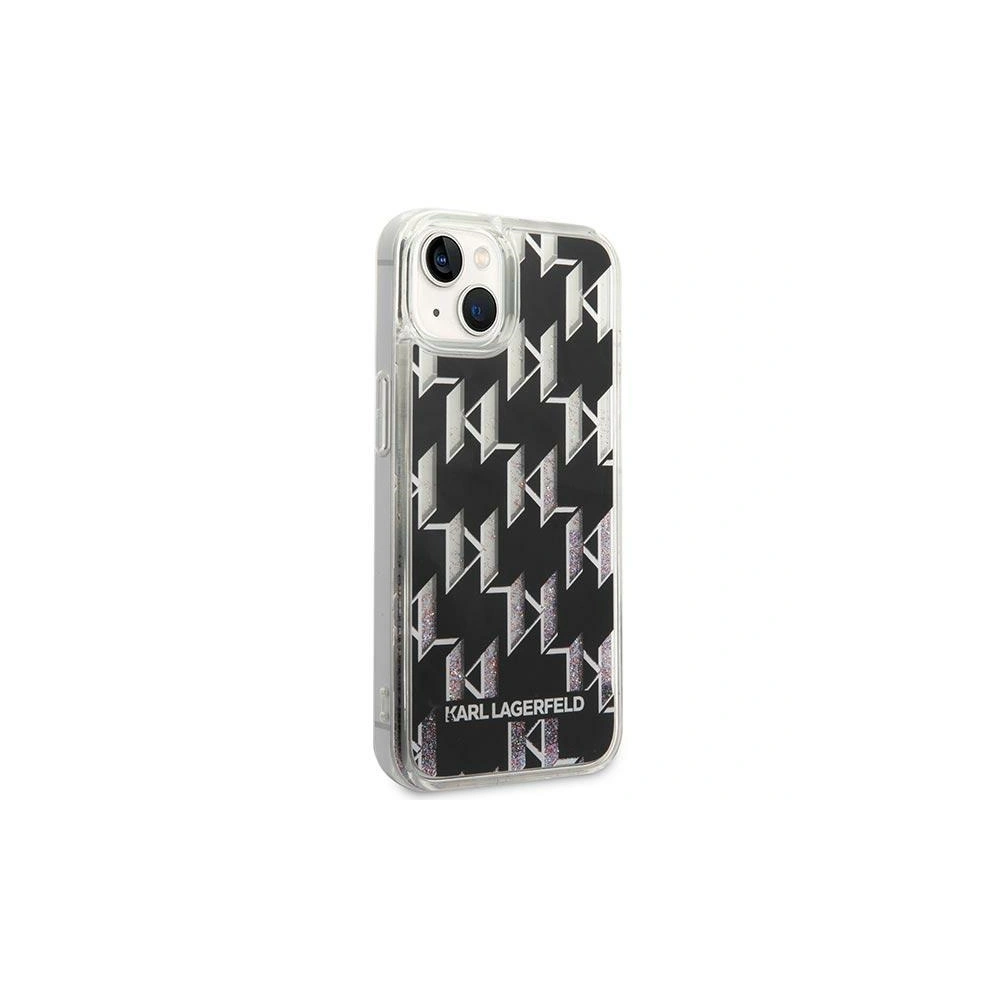 Hurtownia GSM - Case Karl Lagerfeld KLHCP14SLMNMK Apple iPhone 14 Hardcase schwarz/black Liquid Glitter Monogram - KLD1053 - {ean13} - Hurt