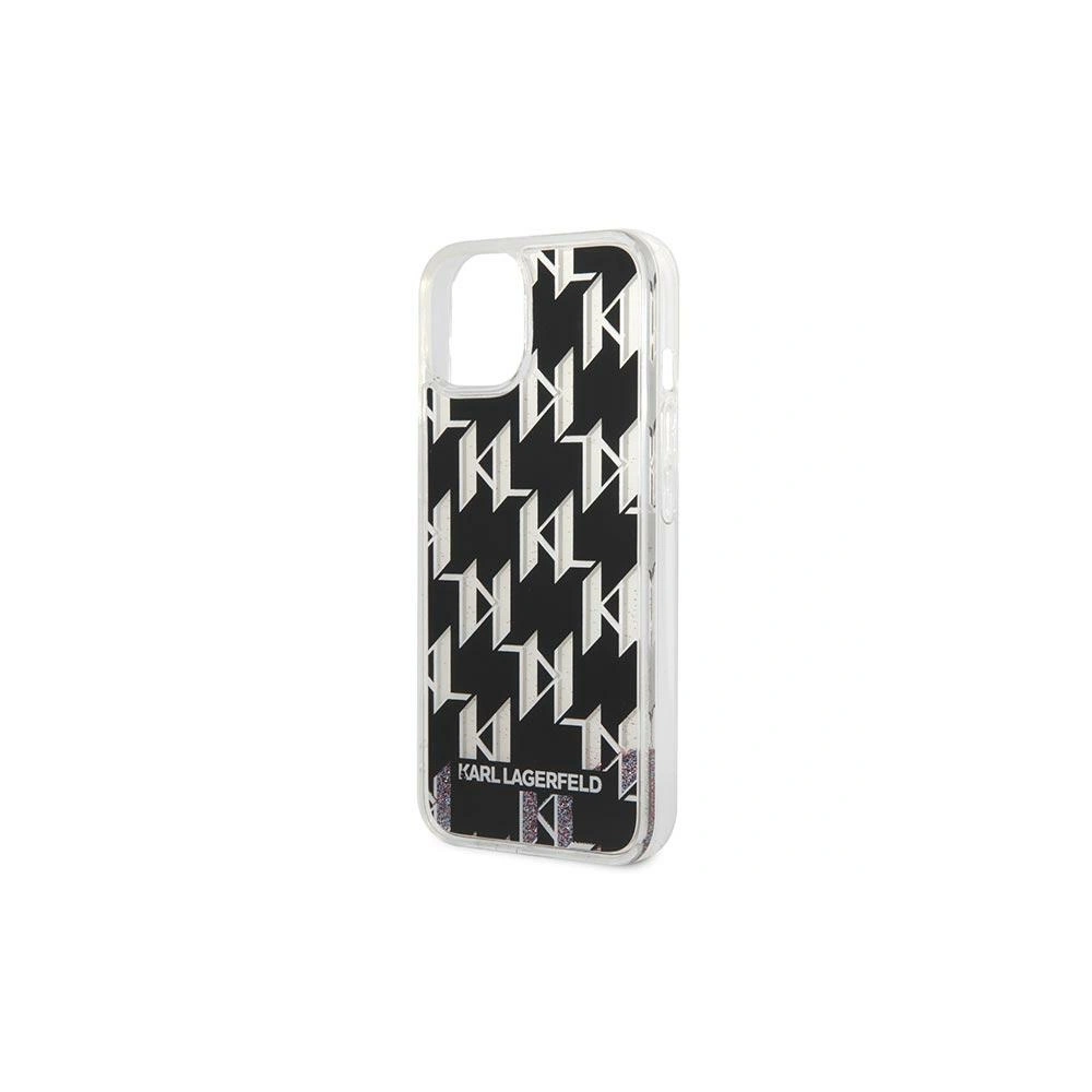 Hurtownia GSM - Case Karl Lagerfeld KLHCP14SLMNMK Apple iPhone 14 Hardcase schwarz/black Liquid Glitter Monogram - KLD1053 - {ean13} - Hurt