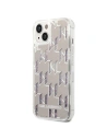 Hurtownia GSM - Etui Karl Lagerfeld KLHCP14SLMNMS Apple iPhone 14 hardcase srebrny/silver Liquid Glitter Monogram - KLD1054 - {ean13} - Hurt