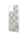 Hurtownia GSM - Etui Karl Lagerfeld KLHCP14SLMNMS Apple iPhone 14 hardcase srebrny/silver Liquid Glitter Monogram - KLD1054 - {ean13} - Hurt