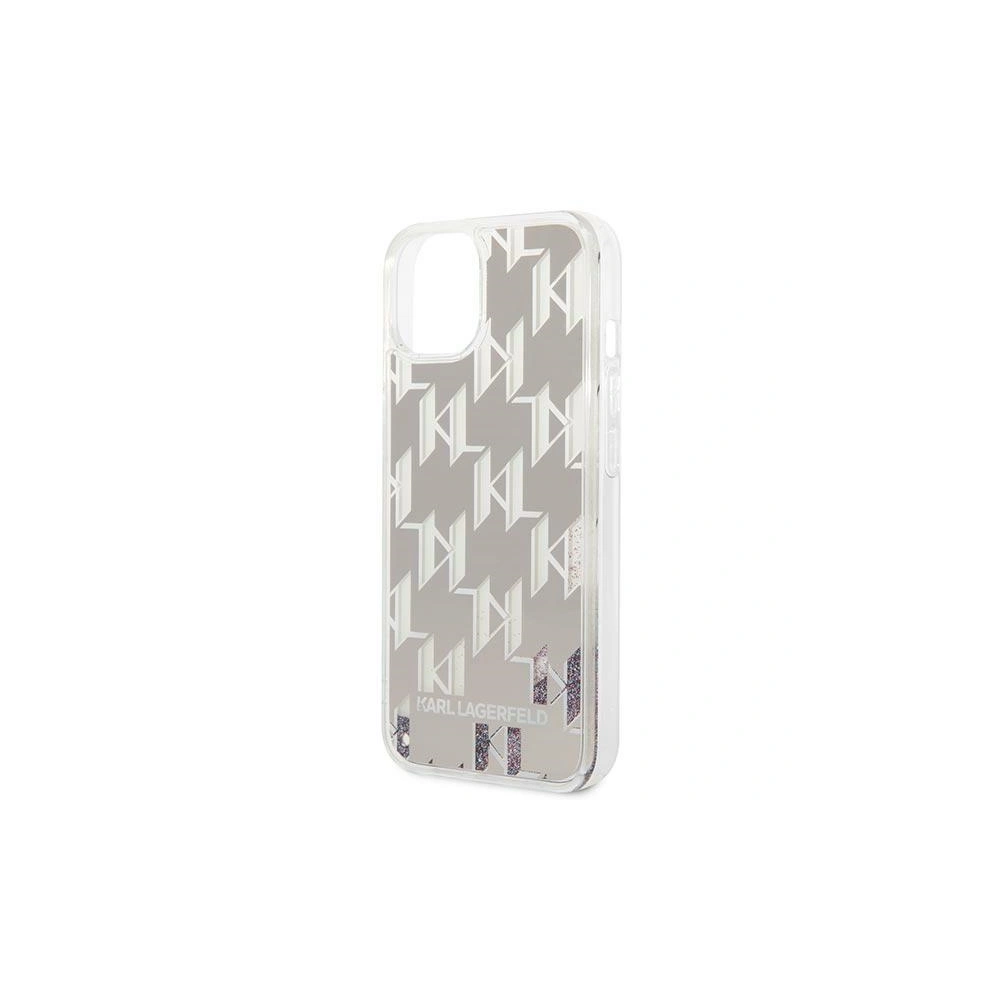 Hurtownia GSM - Etui Karl Lagerfeld KLHCP14SLMNMS Apple iPhone 14 hardcase ezüst/silver Liquid Glitter Monogram - KLD1054 - {ean13} - Hurt
