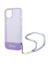Hurtownia GSM - Etui Guess GUHCP14MHGCOHU Apple iPhone 14 Plus / 15 Plus violet/purple hardcase Translucent Pearl Strap - GUE1990 - {ean13} - Hurt