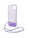 Hurtownia GSM - Etui Guess GUHCP14MHGCOHU Apple iPhone 14 Plus / 15 Plus violet/purple hardcase Translucent Pearl Strap - GUE1990 - {ean13} - Hurt