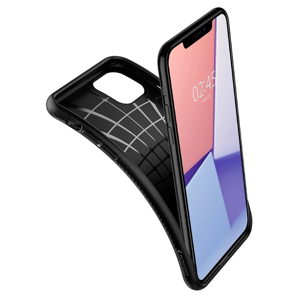 Hurtownia GSM - Spigen Apple Husă Liquid Air iPhone 11 Pro Max negru - SPN427BLK - {ean13} - Hurt